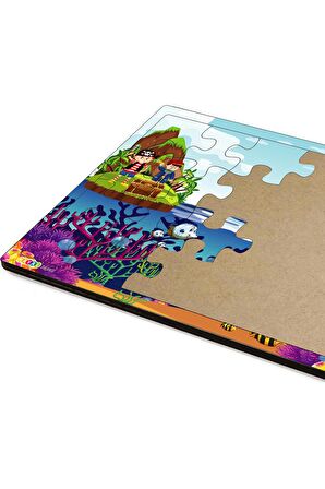 Korsan Yaşam 24 Parça Çocuk Puzzle